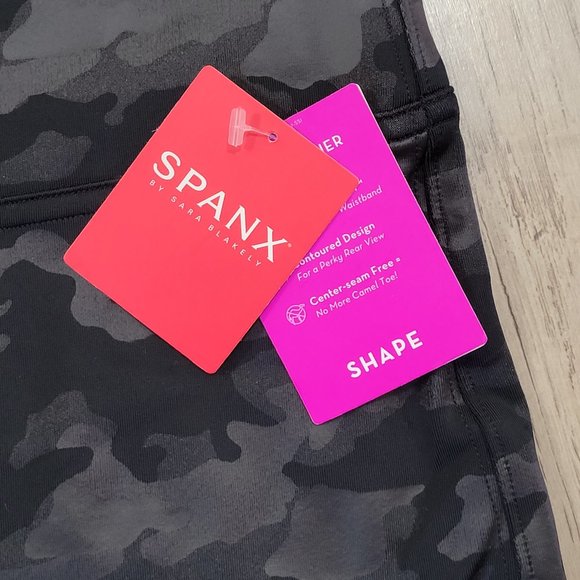 NWT Spanx Shape Camo Leggings - Picture 2 of 3